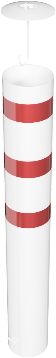 Schake Bornă de protecție, Ø 273 × 5 mm, oțel zincat la cald, fix, pentru betonare, cod 40272BA