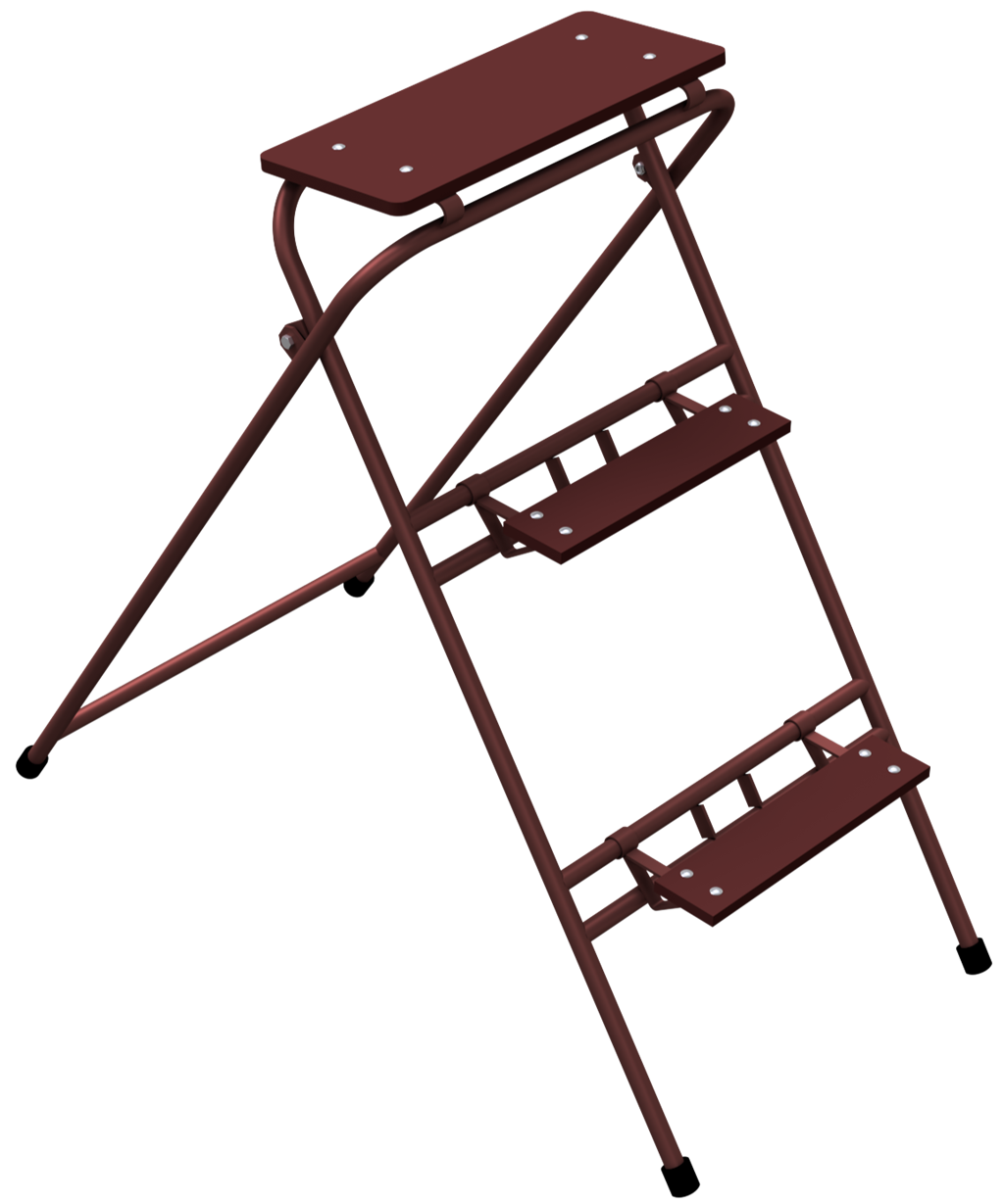 Schake Capră sau treaptă de șantier, Ø 26,9 mm, 1,20 m, oțel, cod 10152