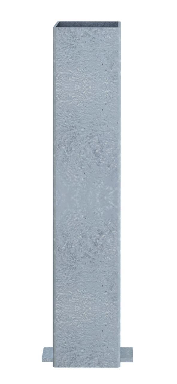 Schake Soclu de sol, 70 × 70 mm, 80 × 80 mm, oțel zincat la cald, cu închidere