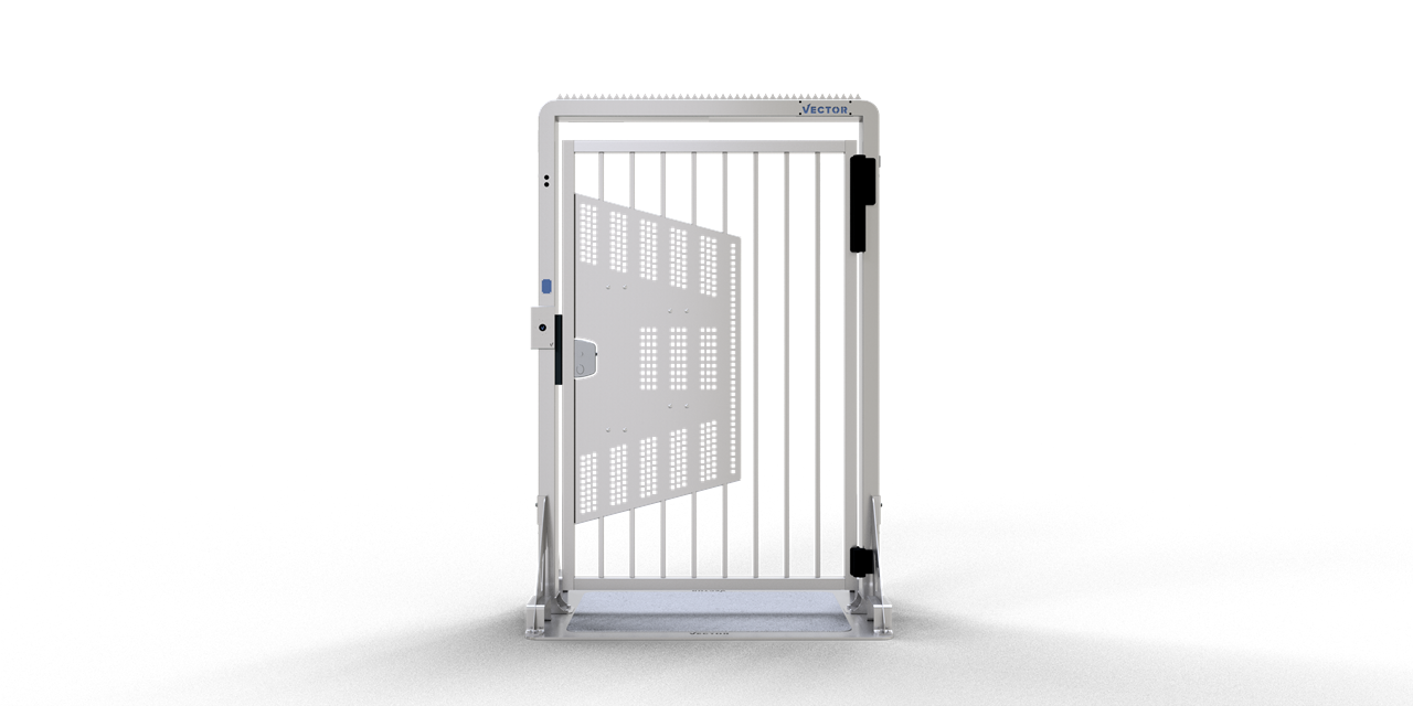 Schake Gard mobil, 1000 × 1516 × 2205 mm, oțel zincat, mobil, cod 3BFT12S-M