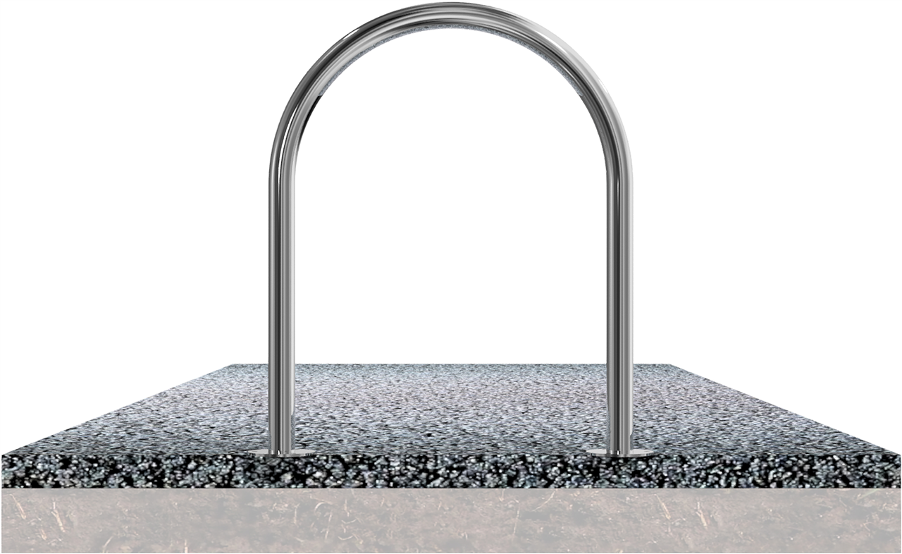 Schake Arc din oțel inoxidabil, Ø 48 mm, inox, fix, cod 449_46P