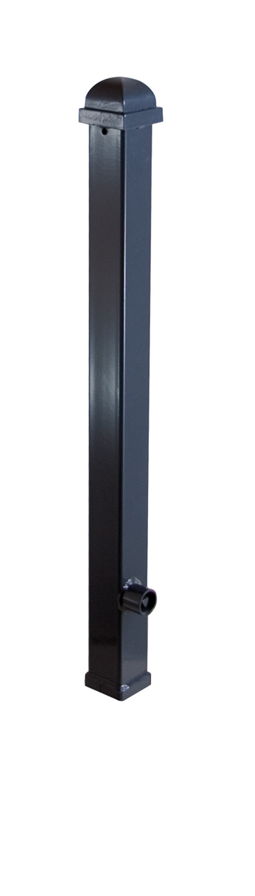 Schake Bornă de protecție, seria 473B, RAL 7016, 70 × 70 mm, oțel zincat la cald, antracit, cod 473FB