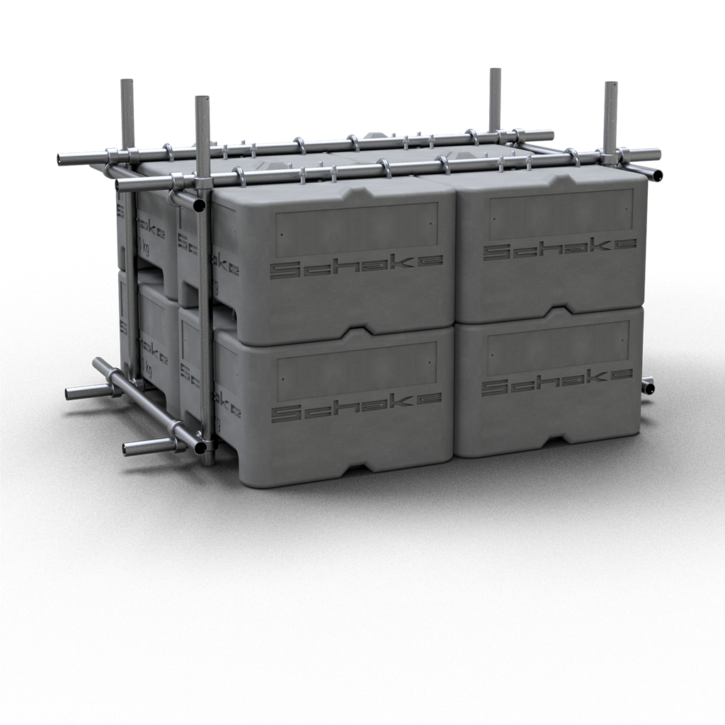 Schake Dispozitiv de montaj pentru beton, set, cod 3F120-SET5