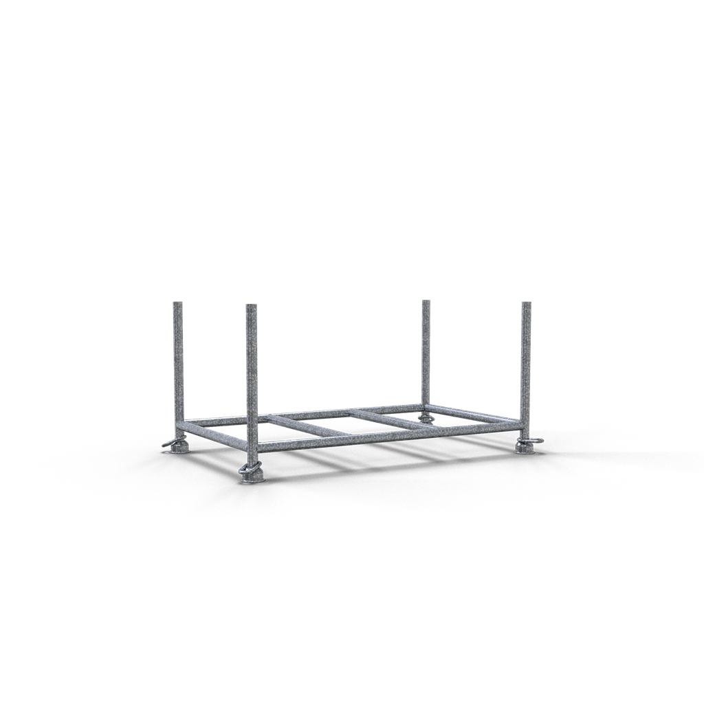 Schake Palet pentru depozitare și transport, Ø 48,3 mm, 1,50 m, oțel zincat, cod 50210-0