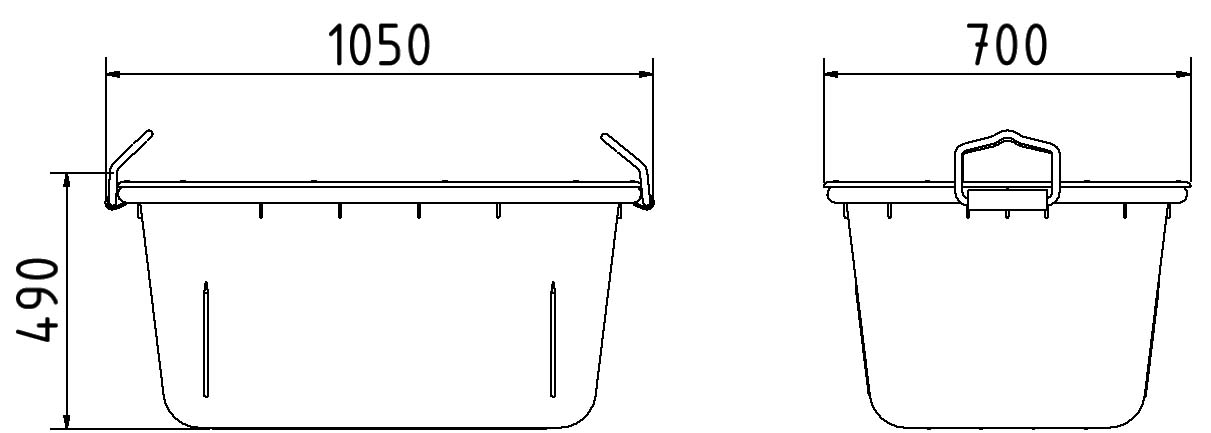 Schake Benă pentru mortar, oțel, cod 11200-B