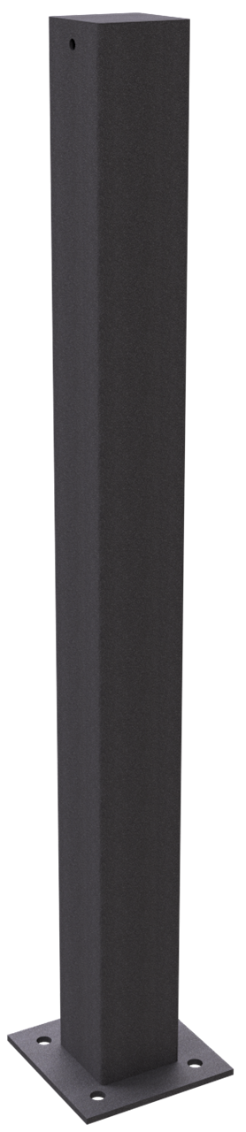 Schake Bornă de protecție, seria 4081B, DB 703, 80 × 80 mm, 100 × 100 mm, oțel zincat la cald, cod 4081PB