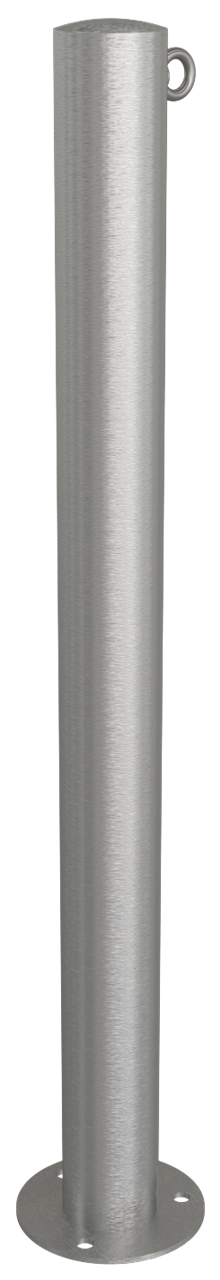 Schake Stâlp de protecție, Ø 76 mm, Ø 150 × 5 mm, oțel inoxidabil, fix, cu închidere, cod 4072P+1