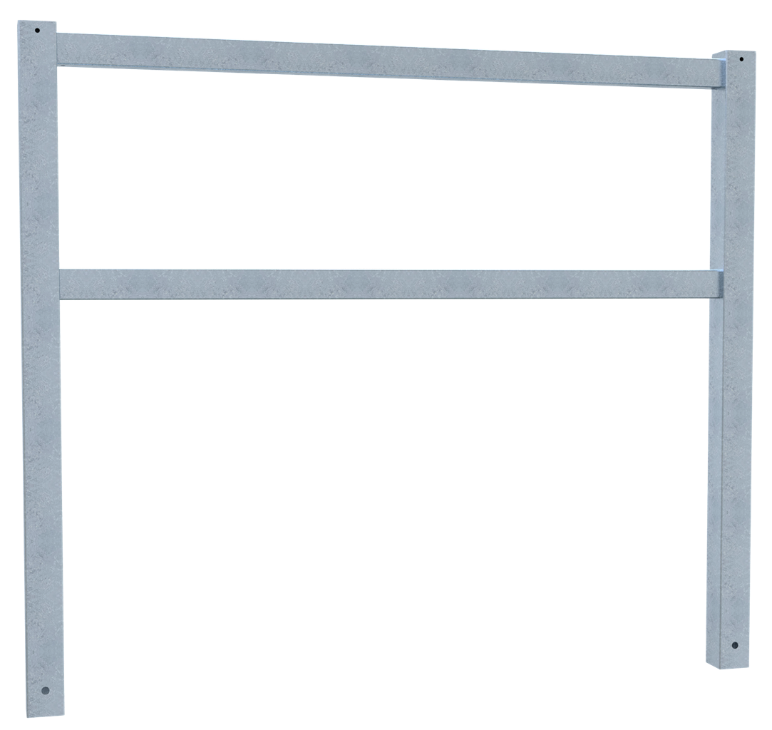 Schake Barieră de acces, 70 × 70 mm, 60 × 40 mm, oțel zincat la cald, fix, cod 4016_15