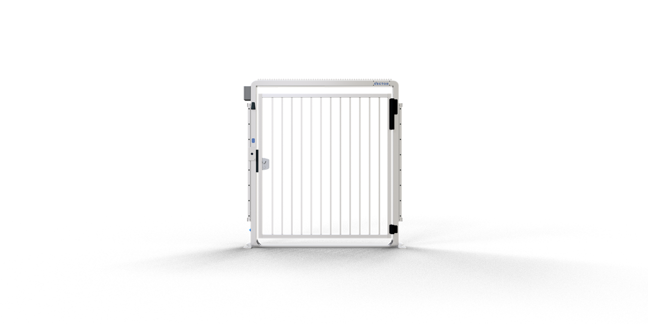 Schake Sistem de siguranță pentru șantier, 440 × 1980 × 2205 mm, oțel zincat la cald, fix, cod 4VDE18