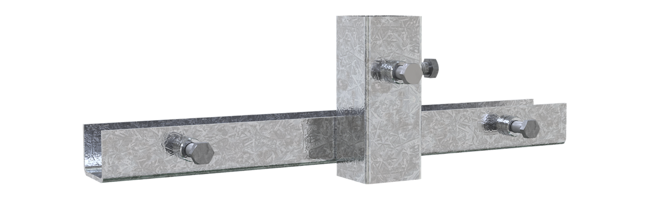Schake Suport pentru indicator, 60 × 60 × 3 mm, 50 × 50 mm, oțel zincat, cu închidere