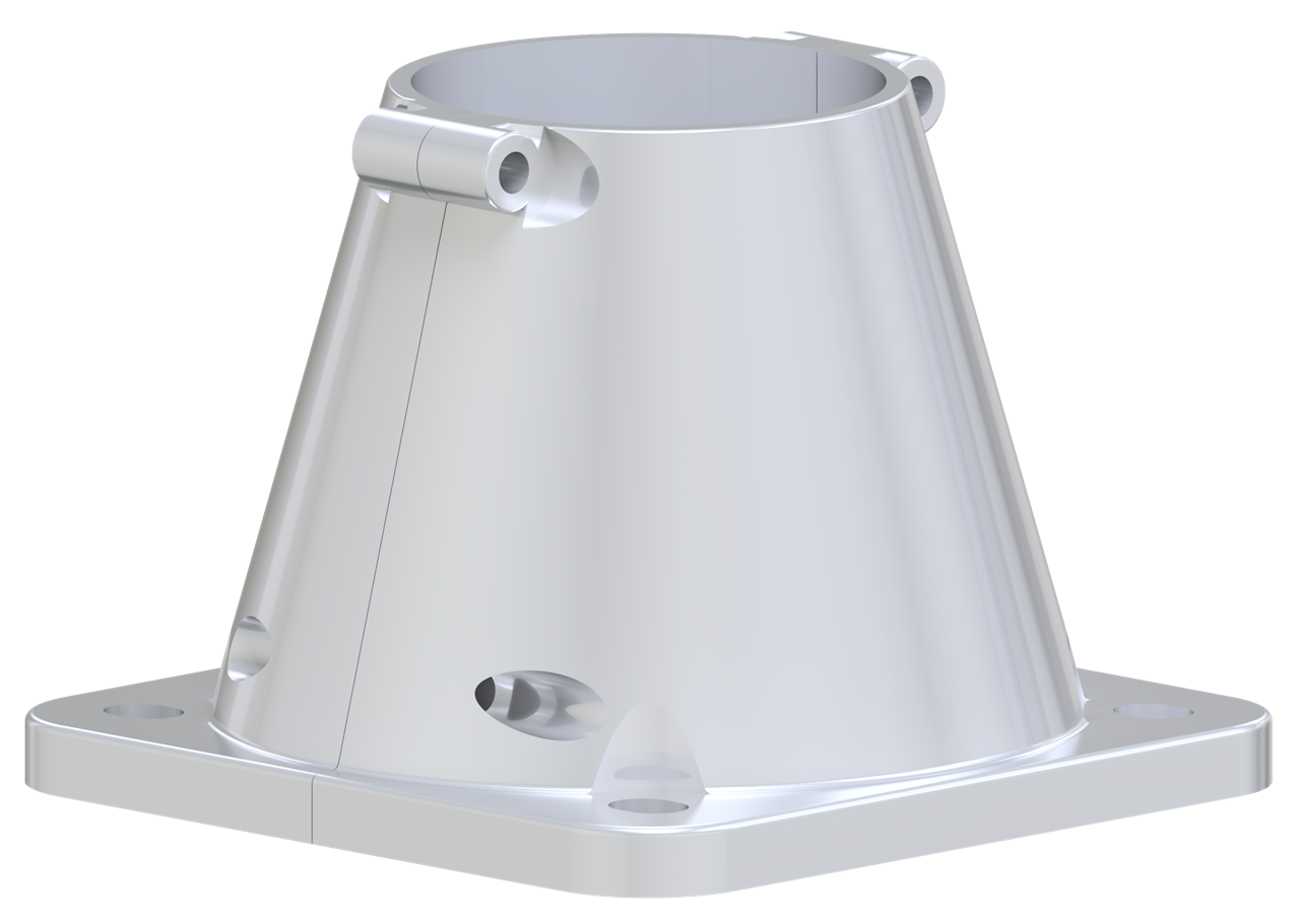 Schake Lampă de avertizare, Ø 200 mm, aluminiu, fix