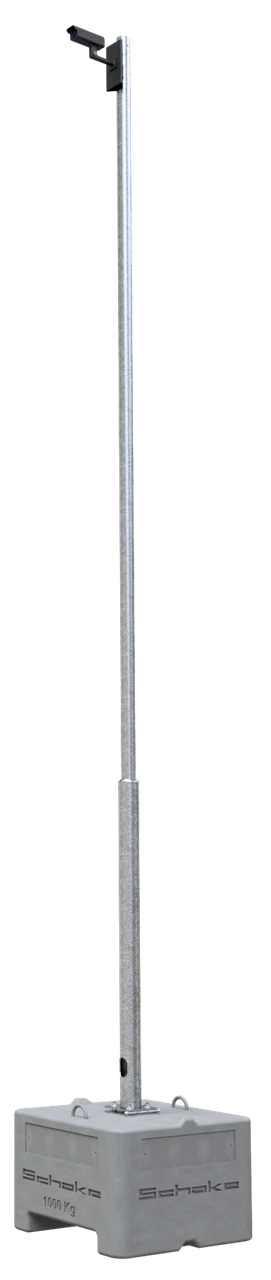 Schake Lampă de avertizare, set, RAL9005, 6 m, oțel zincat, cod 3531K-SET2