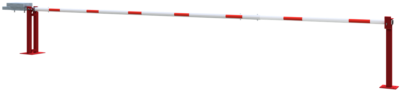 Schake Barieră de acces, Ø 20 mm, Ø 80 mm, oțel zincat la cald, cu închidere, cu contragreutate, cod 411_70ZPB