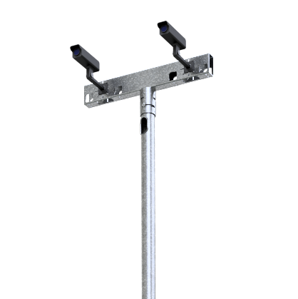 Schake Lampă de avertizare, set, RAL9005, 6 m, oțel zincat, cod 3531K-SET1
