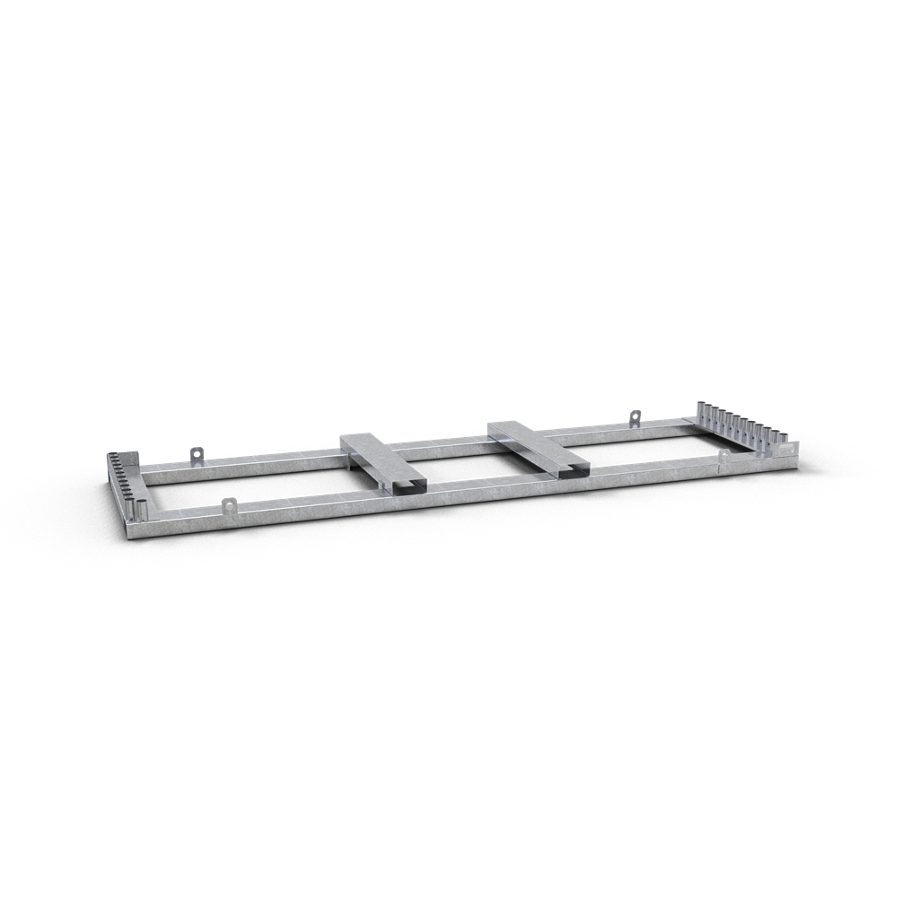 Schake Palet pentru depozitare și transport, Ø 40 mm, Ø 29 mm, oțel zincat, mobil, cod 3B210