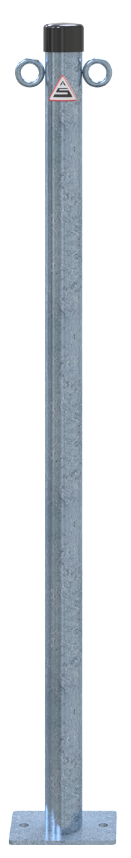 Schake Stâlp de protecție, Ø 42 × 2,5 mm, oțel zincat la cald, fix, cod 4042P/2