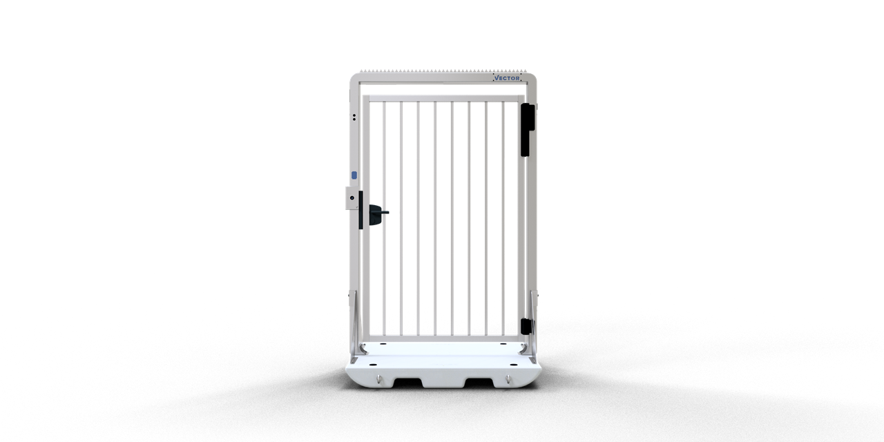 Schake Gard mobil, 1200 × 1500 × 2350 mm, oțel zincat, mobil, cod 3BT12B-M