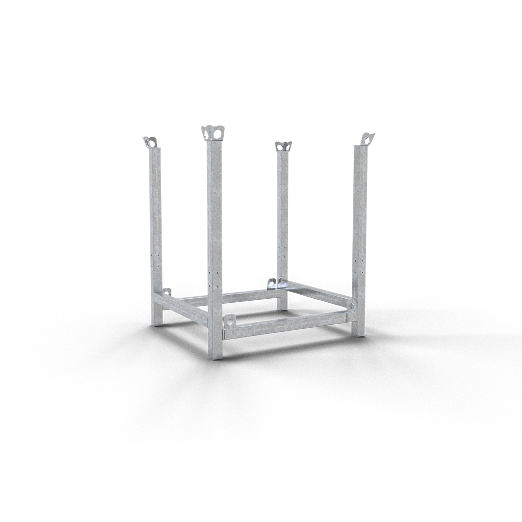 Schake Gard de delimitare pentru evenimente, 60 × 60 mm, 1020 × 920 × 1215 mm, oțel zincat, demontabil, cod 0.00419