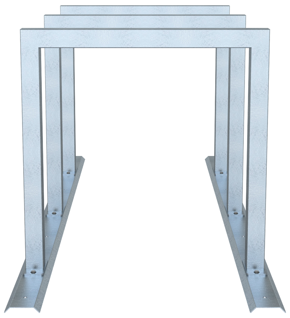 Schake Suport pentru biciclete, 60 × 60 mm, oțel zincat la cald, cod 424_30