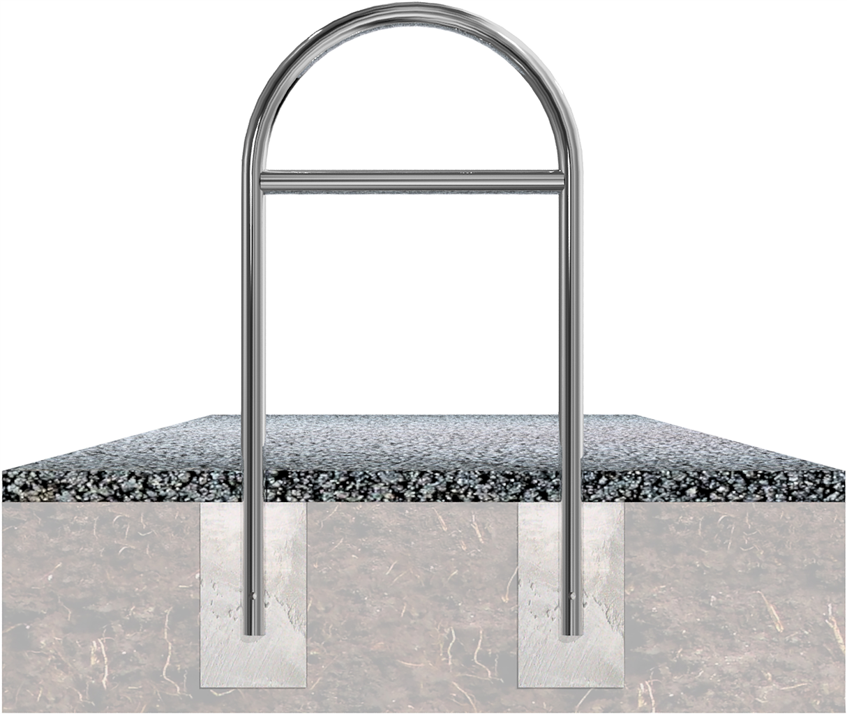 Schake Arc din oțel inoxidabil, Ø 48 mm, inox, pentru betonare, cod 449_66