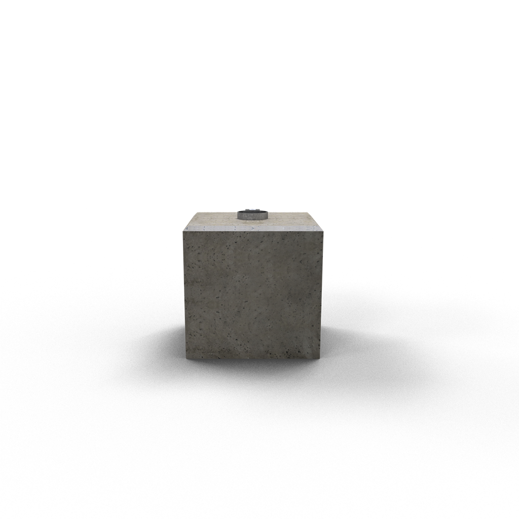 Schake Țeavă de oțel sau clemă, Ø 60 mm, 300 × 300 × 300 mm, oțel zincat, cu închidere