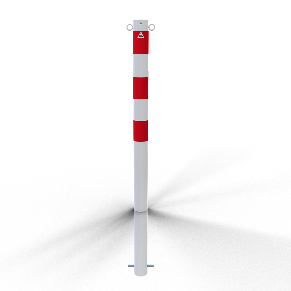 Schake Stâlp de protecție, Ø 76 × 2,6 mm, oțel zincat la cald, fix, pentru betonare, cod 476B/2