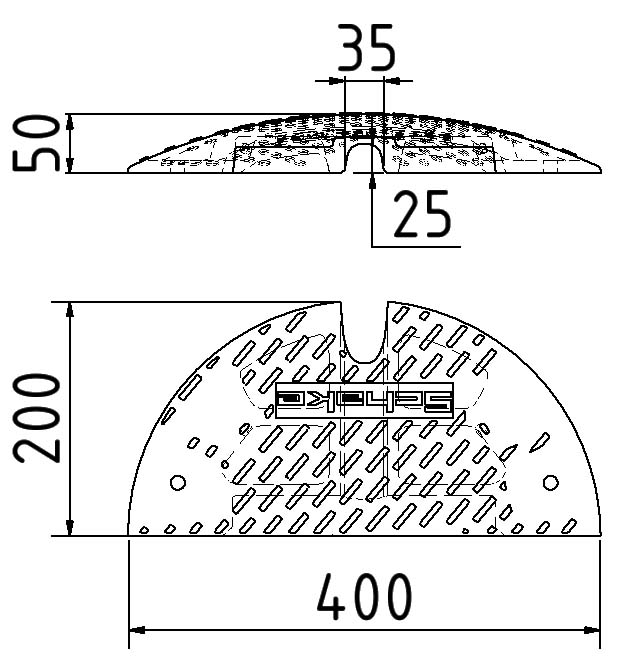 Schake Limitator de viteză sau rampă, tip Nox, cod 3392-50E