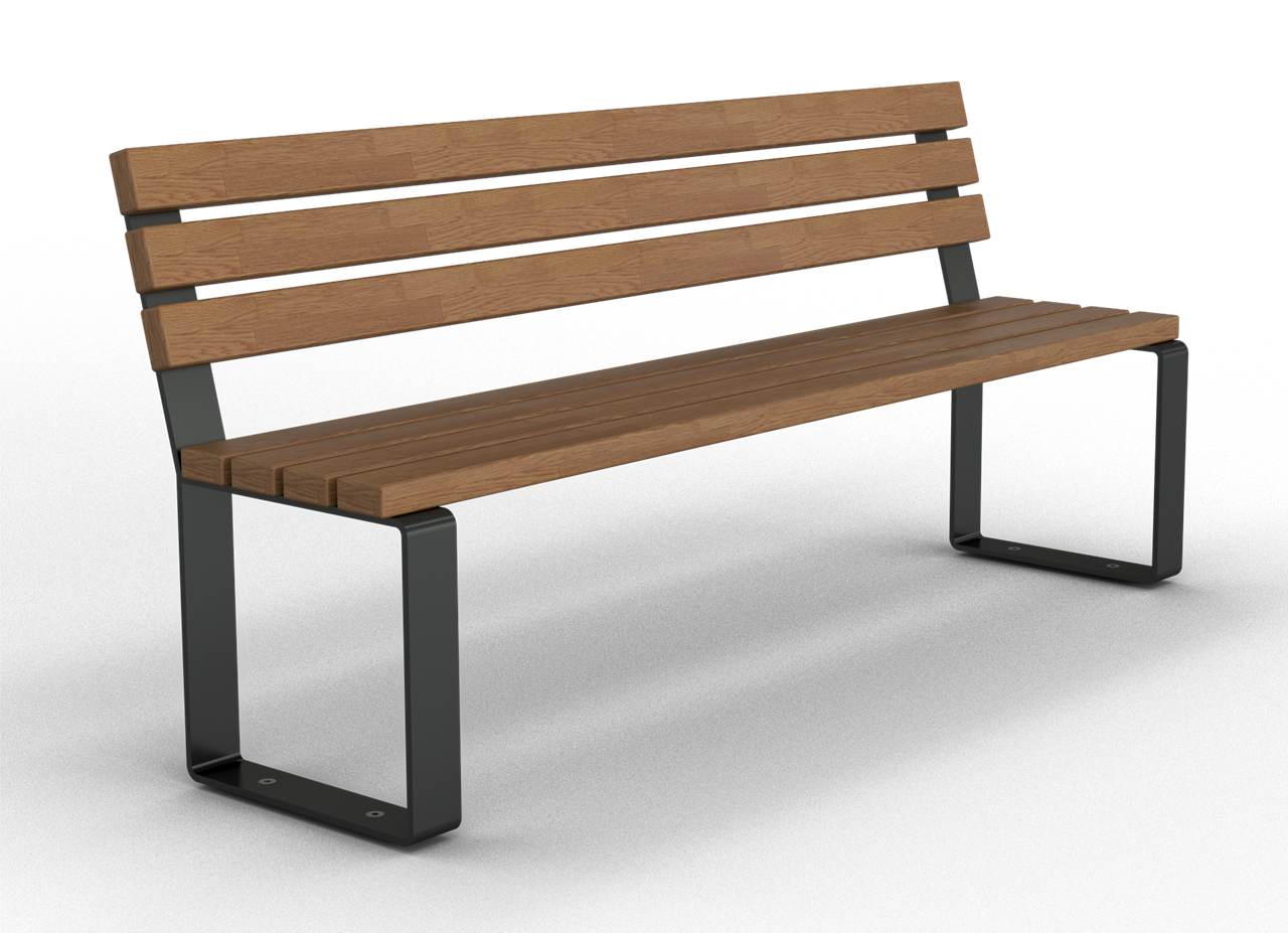Schake Bancă sau masă urbană, seria combines, DB 703, 80 × 10 mm, 80 × 40 mm, oțel zincat la cald, cod 4B118LB