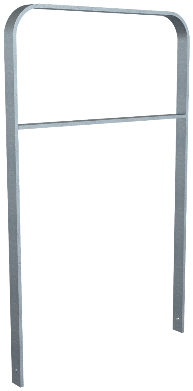 Schake Suport pentru biciclete, DB 703, 50 × 12 mm, 80 × 12 mm, oțel zincat la cald, pentru betonare, cod 4051_075