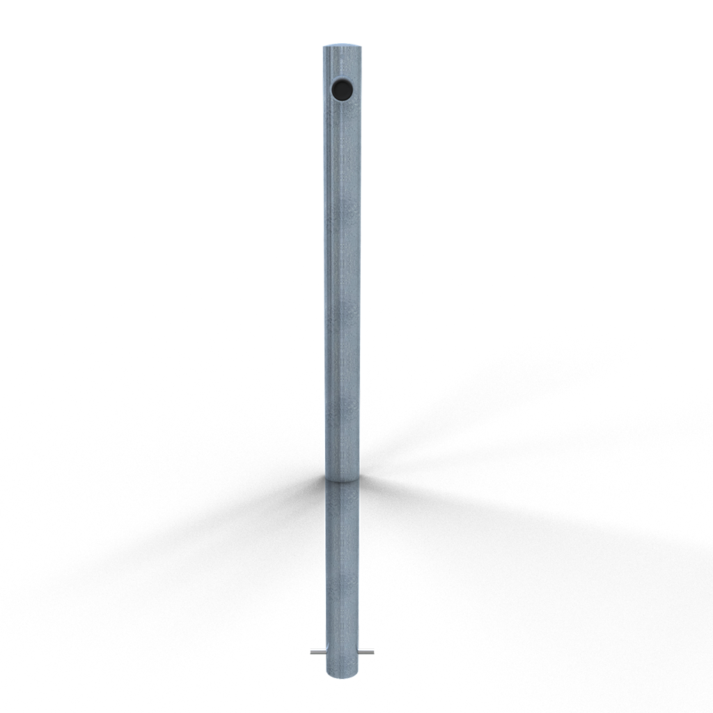 Schake Stâlp de protecție, Ø 76 × 2,6 mm, Ø 76,1 mm, oțel zincat la cald, pentru betonare