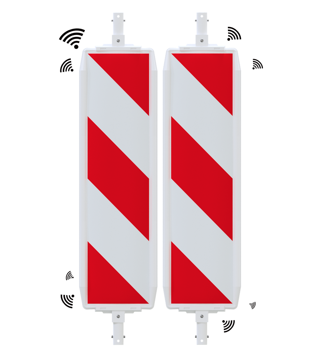 Schake Panou de semnalizare rutieră, tip RA2/B, Ø 42 mm, cod 36NOXRR-RFID
