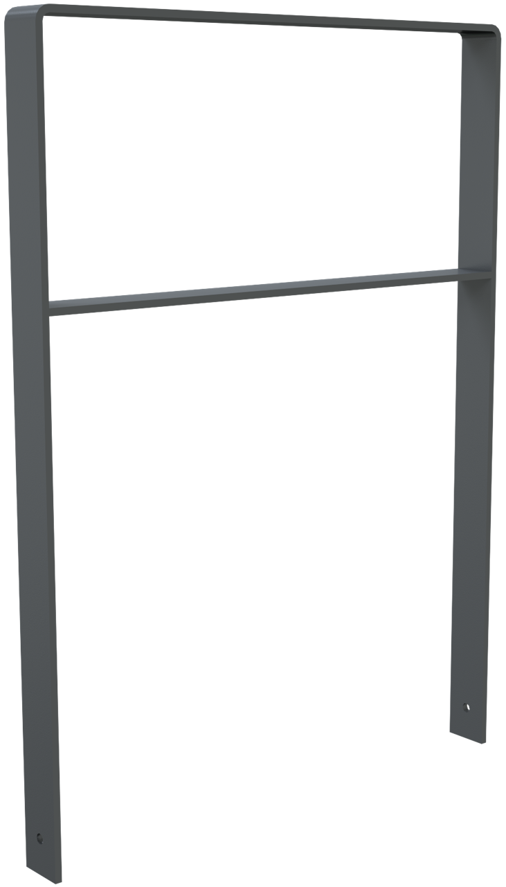 Schake Suport pentru biciclete, DB 703, 70 × 10 mm, oțel zincat la cald, pentru betonare, cod 4258_080B