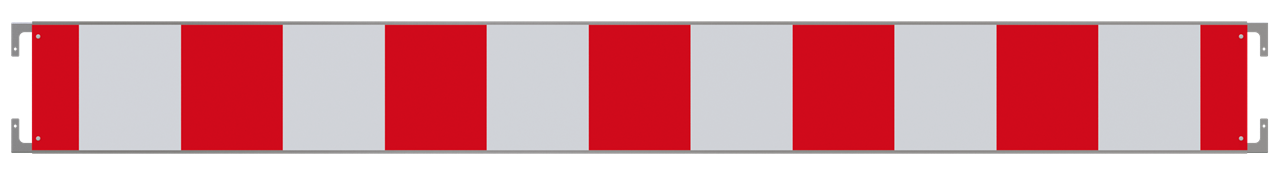 Schake Gard de șantier, oțel zincat, roșu/alb, cod 33242