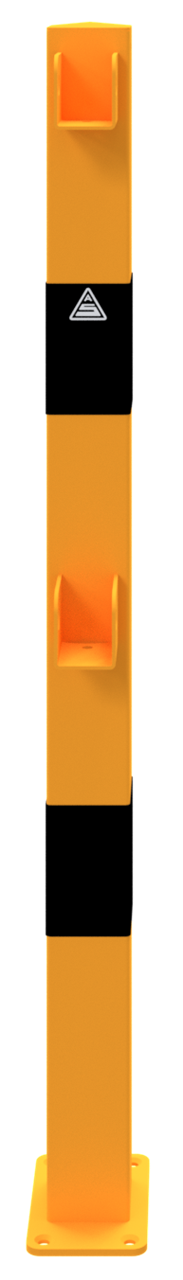 Schake Stâlp de protecție, 70 × 70 mm, 100 × 150 mm, oțel zincat la cald, fix, cod 4270PBG