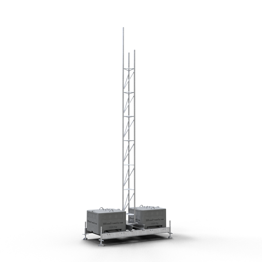 Schake Dispozitiv de montaj pentru beton, set, Ø17 mm, 6,15 m, oțel zincat