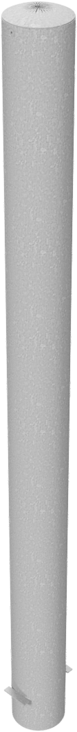 Schake Bornă de protecție, Ø 152 × 3,2 mm, oțel zincat la cald, fix, pentru betonare, cod 40152L