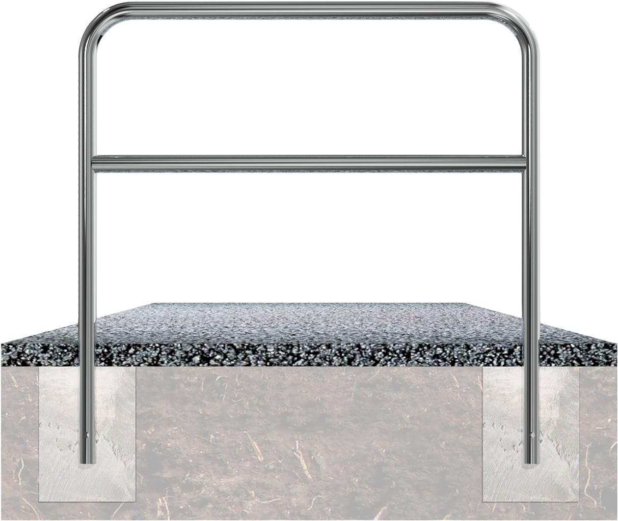 Schake Arc din oțel inoxidabil, Ø 48 mm, inox, pentru betonare, cod 449_21