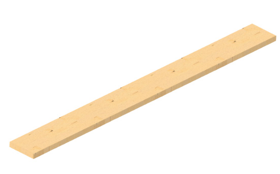 Schake Capră de schelă, set, 240 × 2500 × 45 mm, aluminiu, pliabil