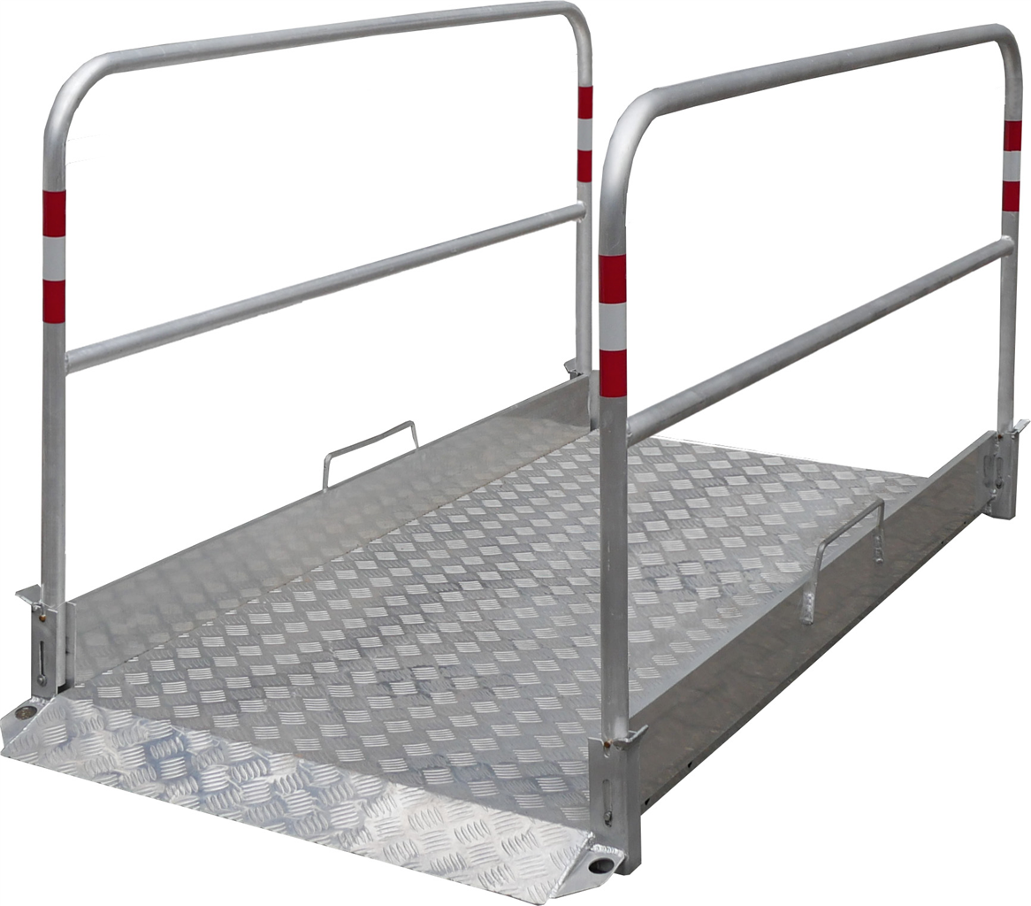 Schake Podeț pentru șanț, 1 m, 2,30 m, aluminiu