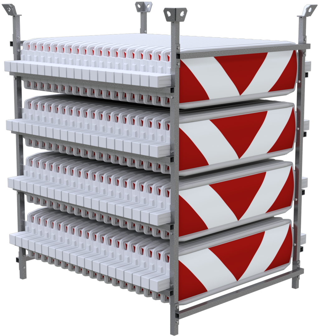 Schake Panou de semnalizare rutieră, set 80 buc., tip 60W, cod 36055W2P-80-SET
