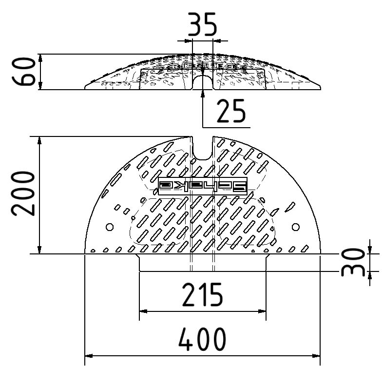Schake Limitator de viteză sau rampă, tip Nox, cod 3392-60A