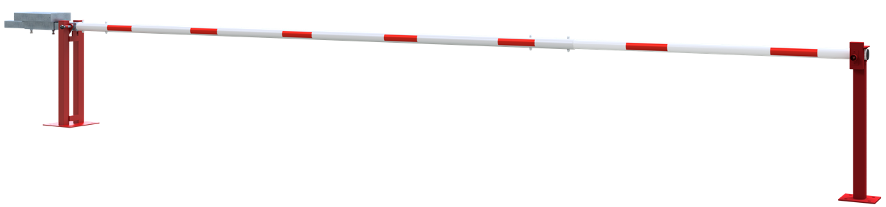 Schake Barieră de acces, Ø 20 mm, Ø 80 mm, oțel zincat la cald, cu închidere, cu contragreutate, cod 411_70FPB
