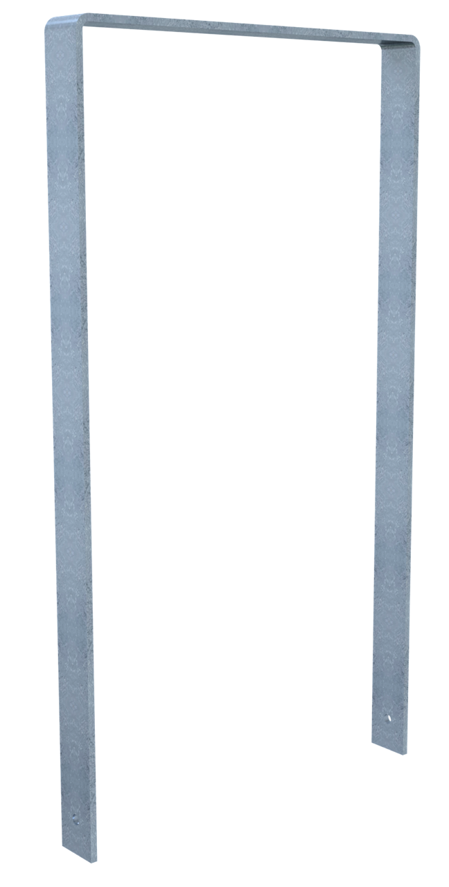 Schake Suport pentru biciclete, 70 × 10 mm, oțel zincat la cald, pentru betonare, cod 4257_060