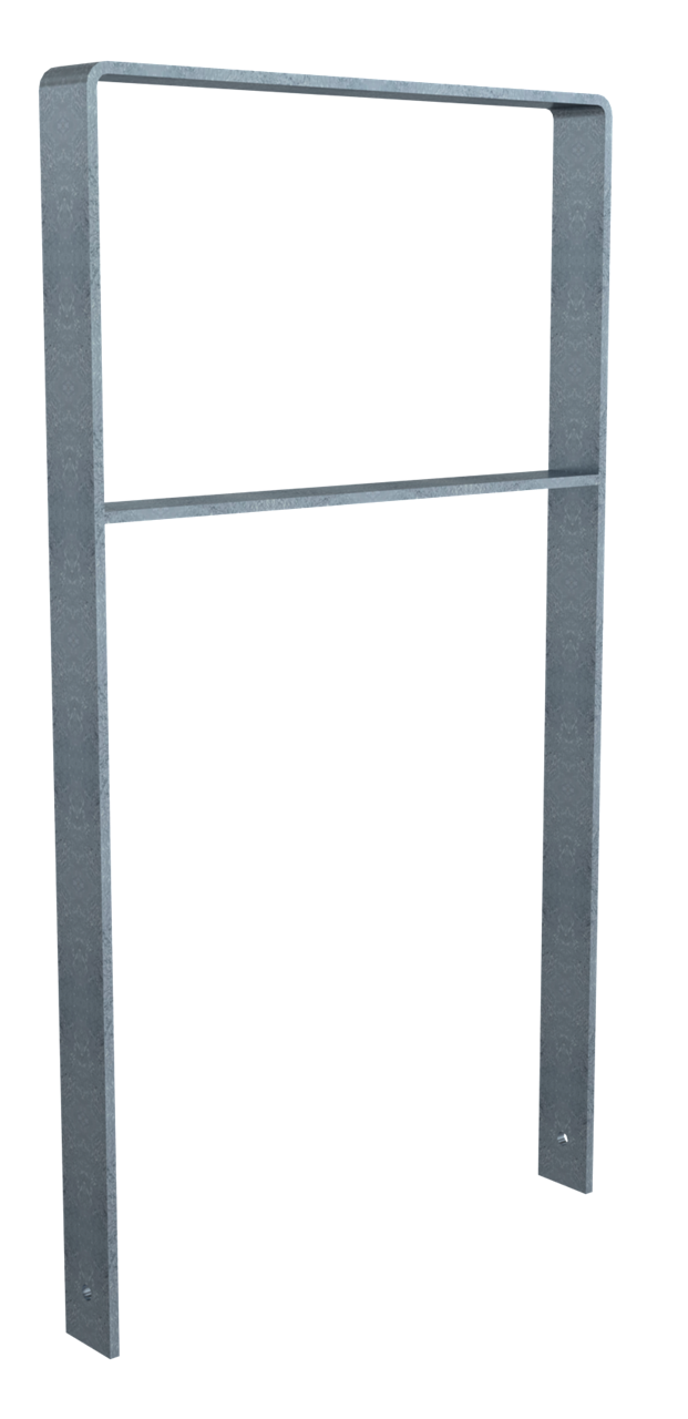 Schake Suport pentru biciclete, 70 × 10 mm, oțel zincat la cald, pentru betonare, cod 4258_060