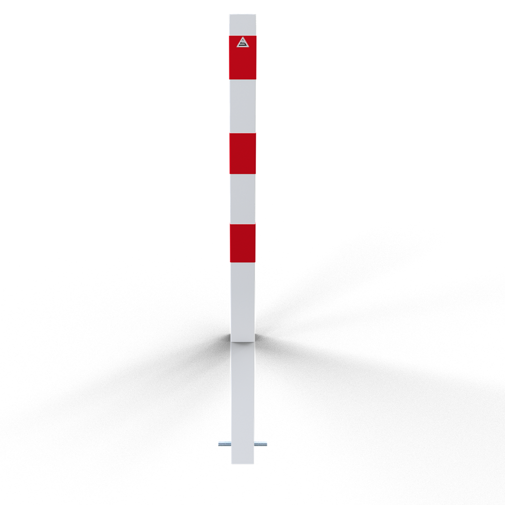 Schake Stâlp de protecție, 70 × 70 mm, oțel zincat la cald, fix, pentru betonare, cod 470B
