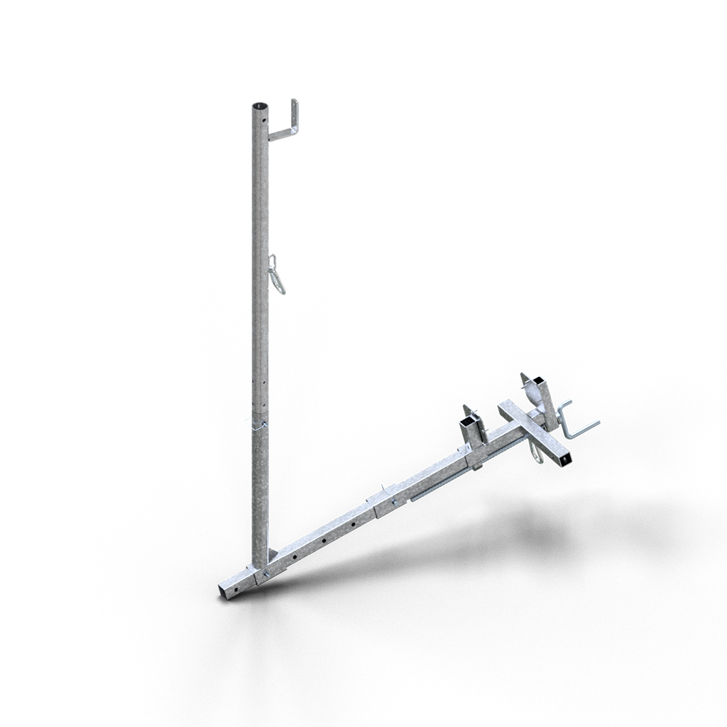 Schake Protecție pentru panouri solare, Ø 48 mm, 1 m, oțel, pliabil, cod 112200-SET30