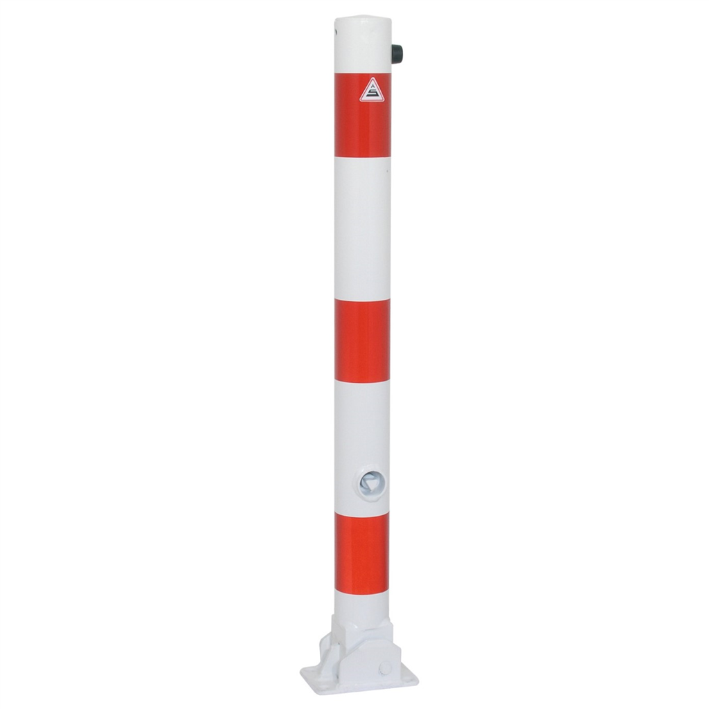 Schake Stâlp de protecție, Ø 76 × 2,6 mm, oțel zincat la cald, fix, pliabil, cu închidere, cod 476FU