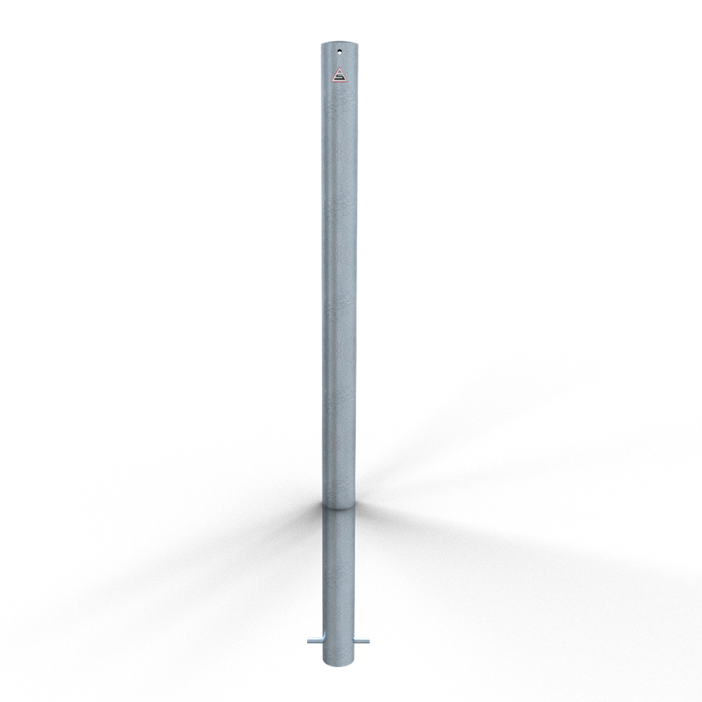 Schake Stâlp de protecție, Ø 76 × 2,6 mm, oțel zincat la cald, fix, pentru betonare, cod 476