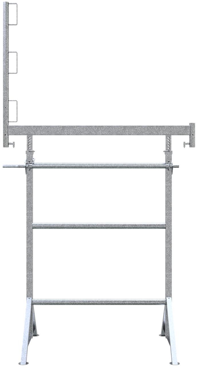 Schake Capră de schelă, K1200, Ø 48,3 mm, 2 m, oțel zincat, pliabil, cod 10130V