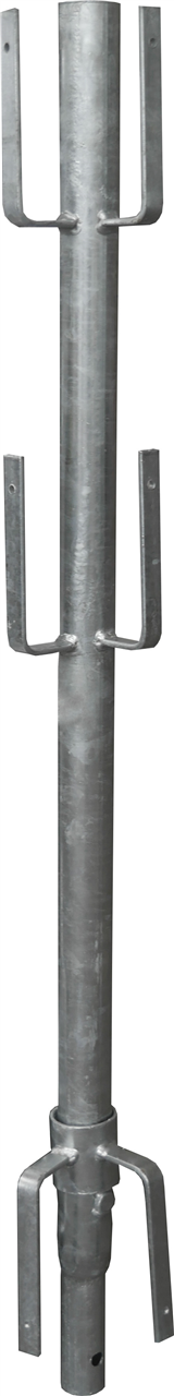 Schake Stâlp de protecție, Ø 48,3 mm, 1 m, oțel zincat, pliabil, cod 11278V